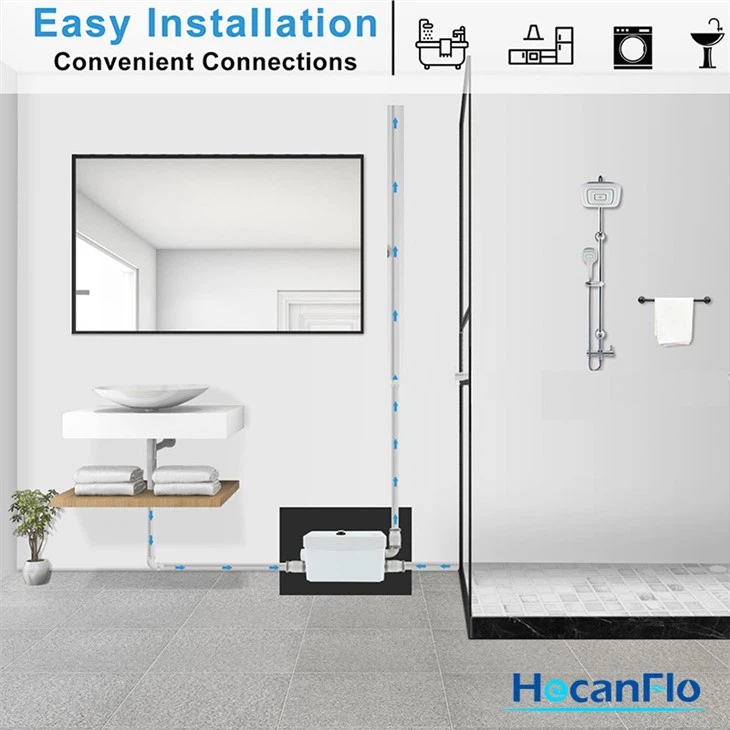 Quiet Sewage Macerating Pump For Basement